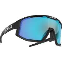 Bliz Fusion Matt Black Aurinkolasit smoke w blue multi Koko Uni