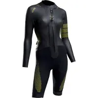 Colting Wetsuits Women's Swimrun Wetsuit Sr03 Black/Yellow Uimapuvut SM