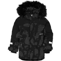 Didriksons Kids' Bjärven Special Edition Parka Island Print Reflex Laskettelutakit vuorelliset 90