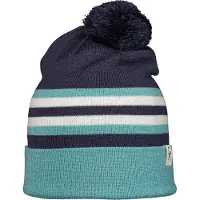 Isbjörn of Sweden Kids' Reindeer Knitted Beanie Navy Pipot L (54-58 cm)