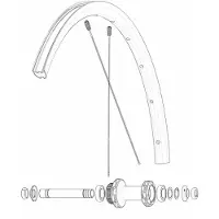 Mavic Front Ksyrium S Disc Maantiepyörän Vanne