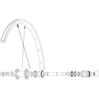 Mavic Rear Ksyrium S Rb Maantiepyörän Vanne