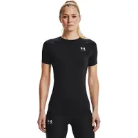 Under Armour Women's UA Hg Authentics Comp SS Black Lyhythihainen treenipaita XL