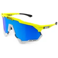 Scicon Aeroshade XL -pyöräilylasit Yellow Fluo/Multimirror Blue