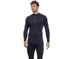 Falke Men's Long Sleeve Shirt Turtle Warm Black Pitkähihaiset urheilupaidat M