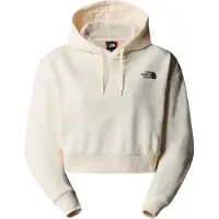 The North Face Women's Trend Cropped Fleece White Dune Pitkähihaiset paidat XL