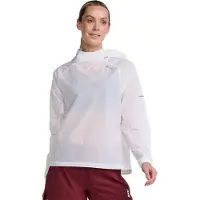 2XU Women's Aero Anorak White/Silver Reflective Urheilutakit vuorettomat XS