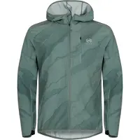 Hellner Men's Aras Running Jacket Laurel Wreath Aop Urheilutakit vuorettomat XL