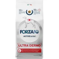 Forza10 Ultra Dermo Active hypoallergeeninen kuivaruoka koirille, joilla on iho-ongelmia, 10 kg