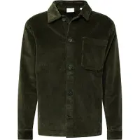 KnowledgeCotton Apparel Organic Cotton Corduroy Overshirt GOTS Forrest Night - XXL