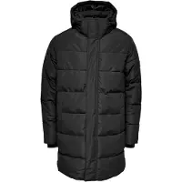 Only & Sons Onscarl Life Long Quilted Coat Otw Noos - Black - XS