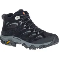 Merrell Women's Moab 3 Mid Gore-Tex Black/Grey Retkeilykengät 36