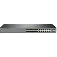 HP OfficeConnect 1920S 24G 2SFP PPoE+ 185W Switch, räkkiasennettava kytkin, musta/harmaa