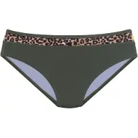 LASCANA Bikinihousut ruskea / khaki / musta