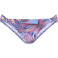 LASCANA Bikinihousut 'Breese' taivaansininen / vaaleankeltainen / viininpunainen / vaalea pinkki
