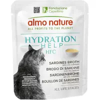 Almo Nature 24x50g HFC Hydration Help sardiinit sardiiniliemessä kissan märkäruoka