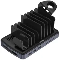 UNITEK Stacja ładująca 3 x USB-A 20W, 3 x USB-C PD 60W, 80W