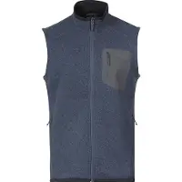 Bergans Men's Kamphaug Knitted Vest Granite Blue Vuorettomat liivit XL