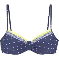 LASCANA Bikinitoppi marine / sitruuna / valkoinen