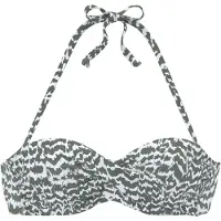 LASCANA Bikinitoppi oliivi / valkoinen