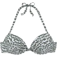 LASCANA Bikinitoppi oliivi / valkoinen