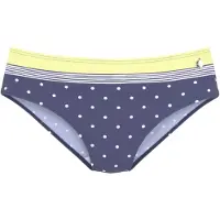 LASCANA Bikinihousut laivastonsininen / keltainen / valkoinen