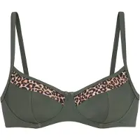 LASCANA Bikinitoppi beige / ruskea / oliivi