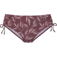 LASCANA Bikinihousut kulta / viininpunainen
