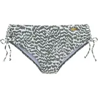 LASCANA Bikinihousut oliivi / valkoinen