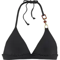 LASCANA Bikinitoppi 'Yves' kerma / ruskea / musta