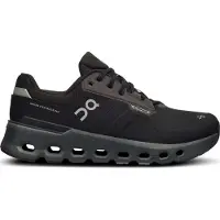 ON Juoksukengät 'Cloudrunner 2 Waterproof' vaaleanharmaa / tummanharmaa / musta