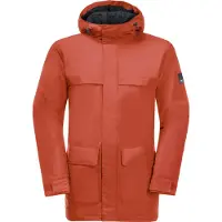 Jack Wolfskin Men's Winterlager Parka Intense Rust Parkatakit synteettiset M