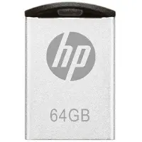 HP – v222w, 64 GB, USB A-tyyppi, 2.0, 14 MB/s, Ilman suojusta, Hopea (HPFD222W-64)