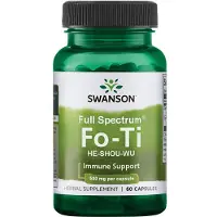 Swanson Health Täydellisesti spektrinen Fo-Ti, 500 mg - 60 kapselia