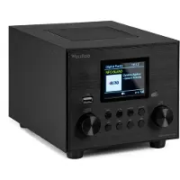 Audizio Vieste DAB+ -radio subwooferilla mustalla