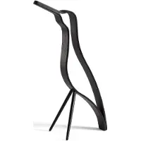 Cooee Design Woody-lintu korkea 25 cm Musta petsattu tammi