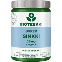Raw Organic Bioteekki Super Sinkki+kupari 100tabl.