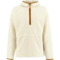 Ulvang Unisex Re Orbit Hooded Half Zip Wool Pile Off White Pitkähihaiset paidat L