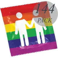 Pasante Pride Foils-kondomit 144 Yksiköt