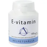 Helhetshälsa Vitamin E, 100 kapselia