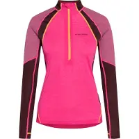Kari Traa Women's Alma Half Zip Berry Kerrasto yläosat BRIGHT PINK XS