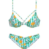 Buffalo Bikini minttu / jade / mandariini / offwhite