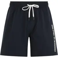 Marc O'Polo Uimashortsit 'Olmen Essentials' yönsininen / valkoinen