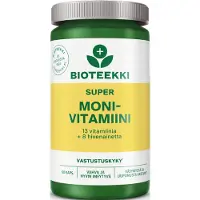 Raw Organic Bioteekki Super Monivitamiini 60 kaps