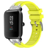 24hShop Silikoniranneke Amazfit Watch Bip 5 22mm - Keltainen - Keltainen