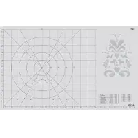 SmartaSaker Iso leivonta-alusta mitoilla ja muuntotaulukolla, 90x55 cm