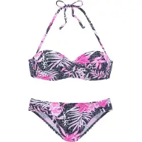 Buffalo Bikini harmaa / vaalea pinkki / musta / valkoinen