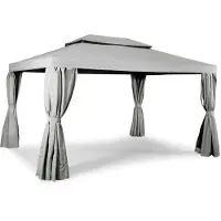 Hillerstorp Luxor paviljonki 300x400 cm sand alumiinia