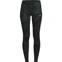 Casall Essential Printed Tights, Blaze Pine
