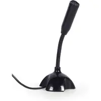 Gembird MIC-DU-02, PC-mikrofoni, -67 dB, 100 - 16000 Hz, Suuntaukseton, Langallinen, USB